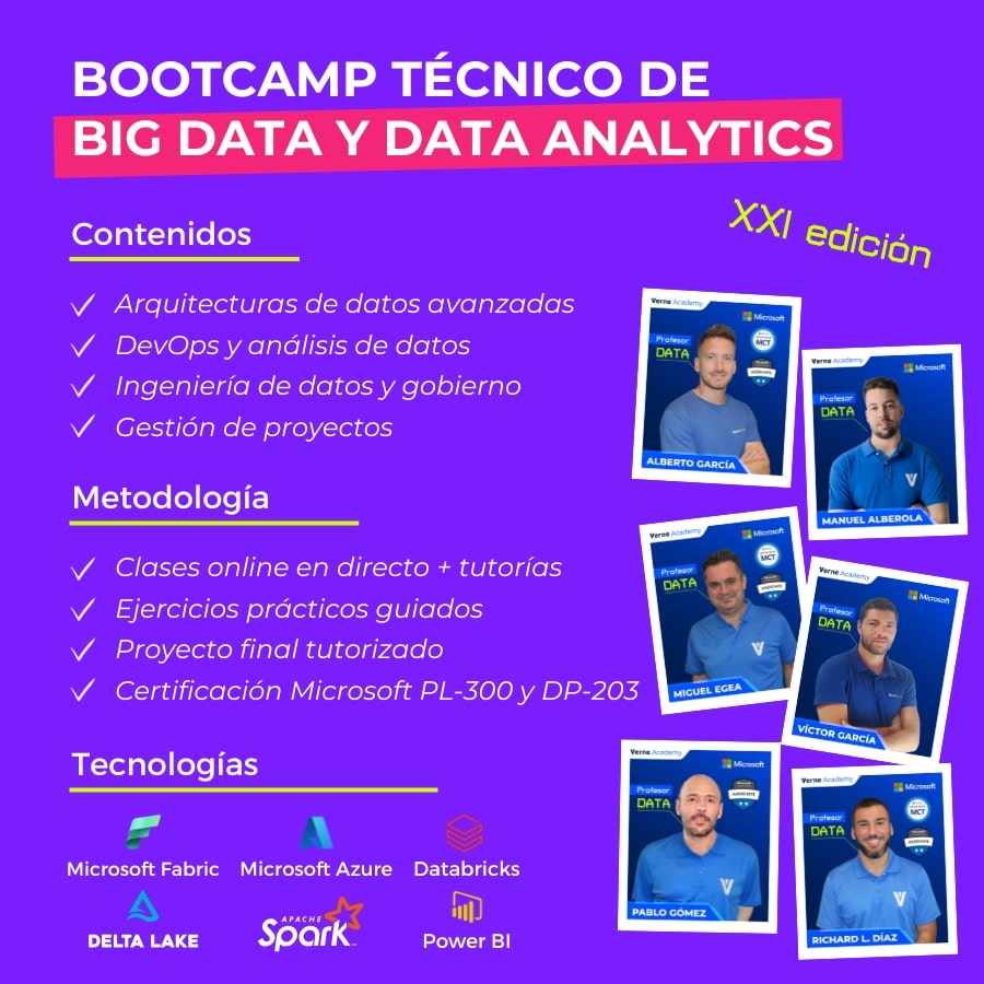 bootcamp big data microsoft black friday - Verne Academy