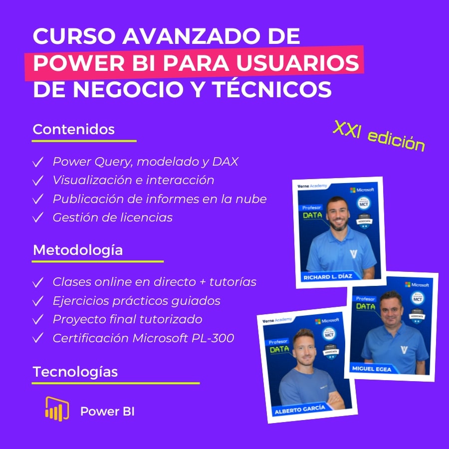 curso power bi avanzado black friday - Verne Academy